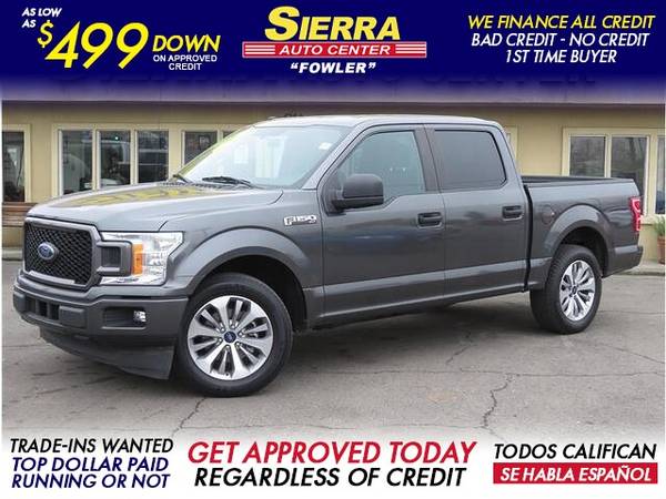 Photo 2018 Ford F150 SuperCrew Cab XLT Pickup 4D 5 12 ft (- $499 Down oac 2nd Chance Credit)