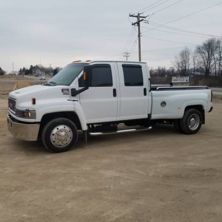 2004 GMC C4500 TOPKICK CREW CAB DURAMAX DIESEL WITH MONROE TRUCK CONVE ...