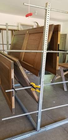 Paint Stain Poly Door Finishing Drying Hanging Rack System $200 ...