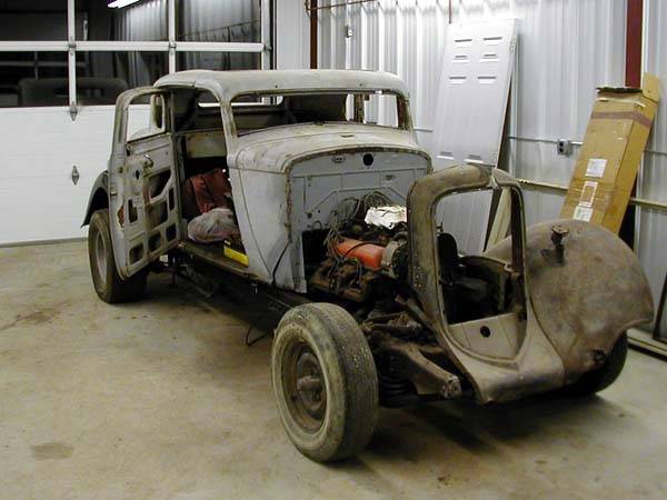 HOT ROD project!!!! 1934 Plymouth coupe REBUILT MOTOR NEW parts ...