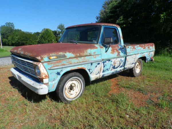 1968 Ford F100 Pickup 4500 Troy Tn Cars Trucks For Sale Western Kentucky Ky Shoppok