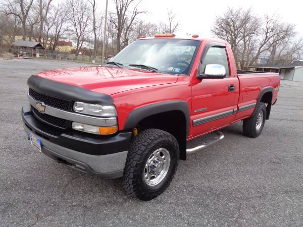 2002 Chevrolet 2500HD Single Cab Long Bed 6.0 Gas, NO Rust 1 Owner ...