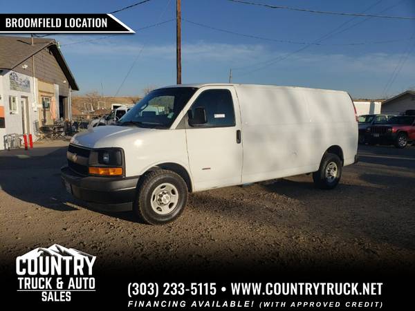 Photo 2017 Chevy Express 3500 Extended Cargo Van Duramax Diesel - $25,988 (Country Truck  Auto)