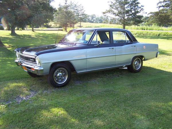 Hot Rod 1966 Chevy Nova V 8 Auto Custom Excellent 14 Elmira