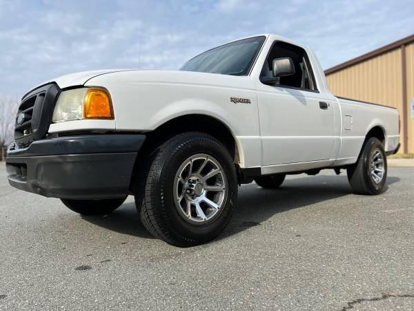 Photo 2004 Ford Ranger 5Speed 4Cylinder Cheap Pickup Truck New Tires Must Go ASAP OBO - $5,300 (Winston Salem)