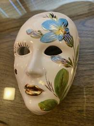 ceramic mardi gras mask ebay
