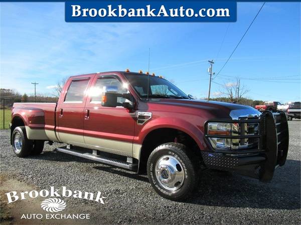 Photo 2010 FORD F350 SUPER DUTY KING RANCH, Burgundy APPLY ONLINE-gt BROOKBAN - $38,900 (RAM CHEVY FORD DODGE JEEP)