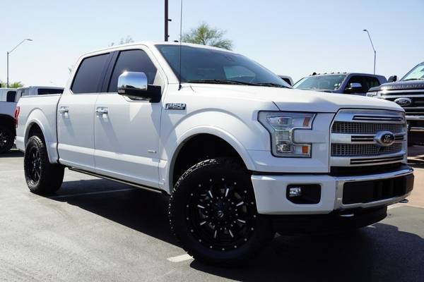Photo 2015 Ford f-150 f150 f 150 PLATINUM Truck - Lifted Trucks lsaquo image 1 of 24 rsaquo 2021 E Bell Rd (google map)