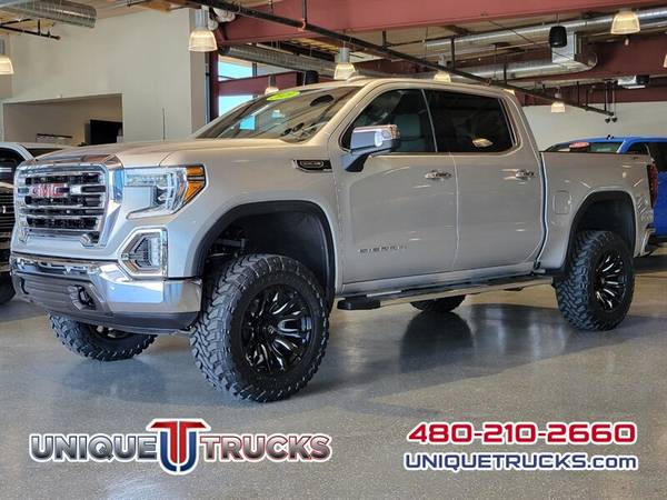 Photo 2020 GMC SIERRA 1500 SLT CREW CAB 4X4 LIFTED  UNIQUE TRUCKS - $61,995 (DELIVERED RIGHT TO YOU NO OBLIGATION)