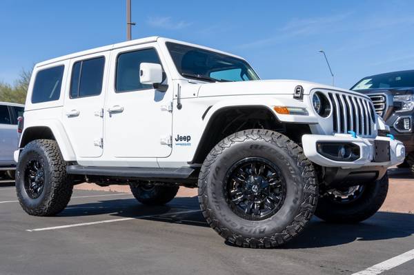 Photo 2021 Jeep Wrangler UNLIMITED SAHARA 4XE SUV - Lifted Trucks - $63,913 (10039s of Trucks in Stock in AZ)