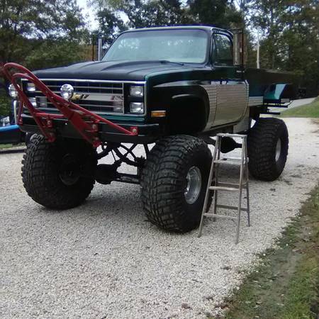 Huge Chevy 4x4 Monster Truck Sale Or Trade 8500 Laurelville Cars Trucks For Sale Zanesville Oh Shoppok